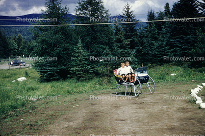 Sled, Alaska, 1950s