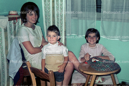 Teen Girl, Boy, Brother, Sisters, Siblings, 1950s