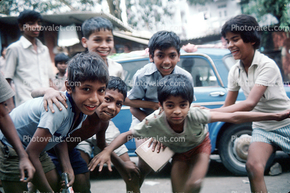 guys, street, Mumbai, India