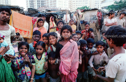 Group of Chidren in the Slums of Khroorow Baug, Mumbai