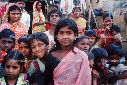 Group of Chidren in the Slums of Khroorow Baug, Mumbai