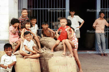 Girls, Boys, Toddler, Smiles, Sibolga Indonesia