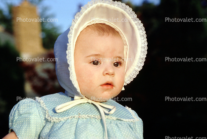 Toddler, Baby, Bonnet, 1960s