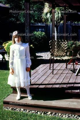 Girl in dress, 1960s