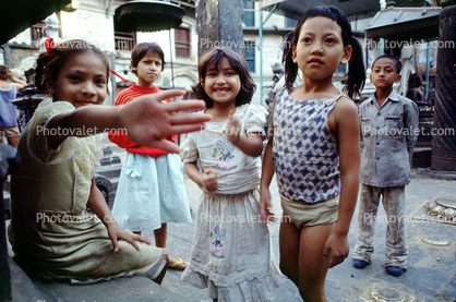 Chit Chat, Girls, Kathmandu, Nepal
