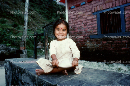 Smiling Girl, Himalayan Foothills, Nepal, Araniko Highway, Himalayas, Kodari