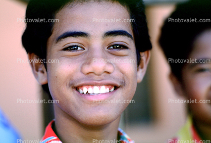 Boy, Male, Masculine, face, smile, teeth, Papeete, Tahiti