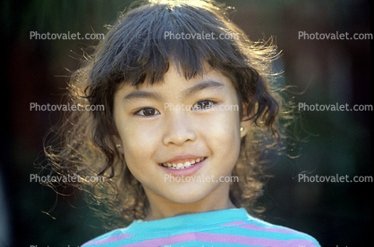 Asian Girl Smiling face