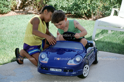 Pedal Car, toy, boy, Porsche