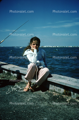 Girl, fishing