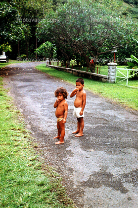 Girl, Boy, Tahiti, December 1964, 1960s