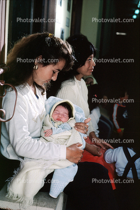 Well Baby Clinic, Hat, bundled, warm, infant, Tijuana, Mexico