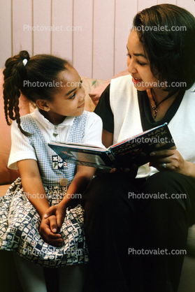 Daughter, Reading Book