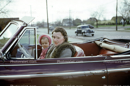 Car, Convertible, Cabriolet, 1940s