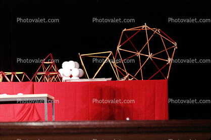 polyhedra, Vector Equilibrium, Octohedron, Tetrahedron, octet truss, "Conversations with Buckminster Fuller" event, New York City