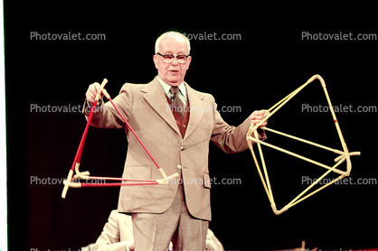 Tetrahedron, Octohedron, polyhedra, "Conversations with Buckminster Fuller" event, New York City