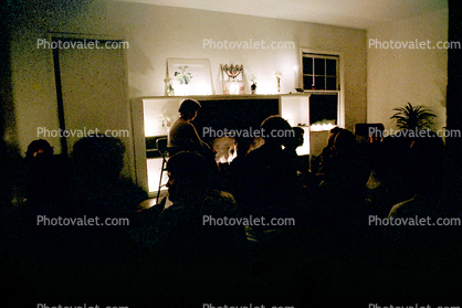 talking on new years eve at my house, Pacific Palisades, California