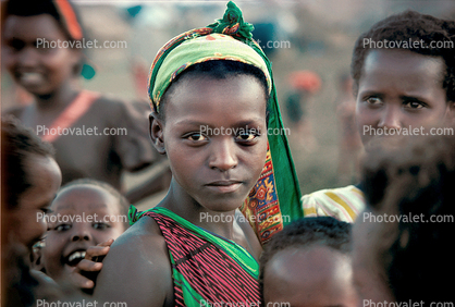 Woman Being, Somalia, Refugee Camp, Refugee from war, African Diaspora