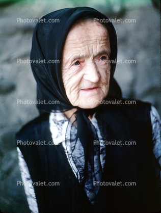 old woman, octogenarian, senior citizen, mature, face, Women, Female