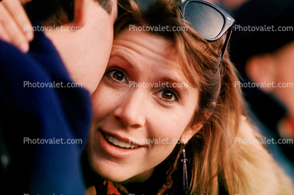 Carrie Fisher, Stanford Stadium, Super Bowl XIX, 20 January 1985