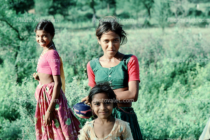 Girls, smiles, Female, Sari, near Ahmedabad