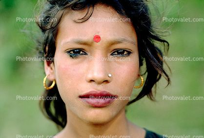 Girl, Face, Beauty, Nepal