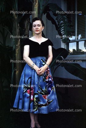Floral Dress, 1950s
