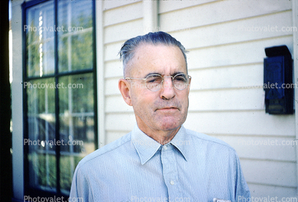 Man Wearing Glasses, 1950s