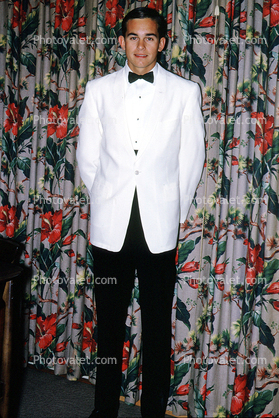 Boy, Formal, bow tie, jacket, prom, 1960s