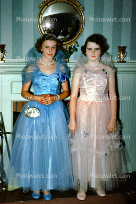 Women, Formal Dress, purse, females, 1940s
