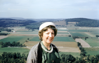 Woman, Hat, Smiles, 1980s