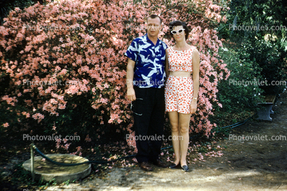Man and Woman, cateye glasses, 1960s