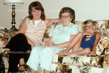 Grandmother, Mother, Daughter, Grandaughter, June 1980, 1980s