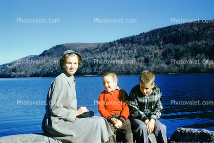 Sons, Brothers, Siblings, Lake, Cooperstown, November 1954, 1950s