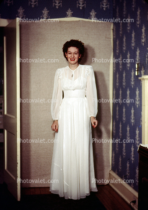 Woman, Formal Dress, 1940s