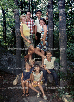 Family Group in the Forest