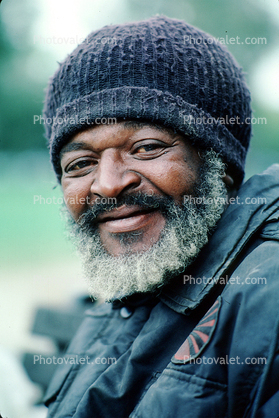 Friendly Homeless Man Portrait