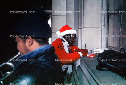 Santa Claus Homeless man