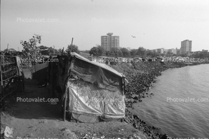 Shanty Homes, Shack, buildings, slum, Mumbai (Bombay), India