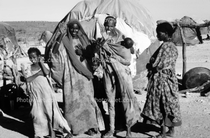 Refugee Camp African Diaspora, near the Ethiopia Somalia border