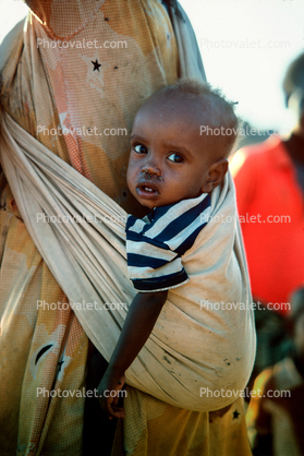 Boy Caught in War, Refugee Camp, near the Ethiopia Somalia border, African Diaspora