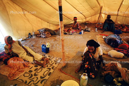 Tuberculosis Tent, Refugee Camp, Somalia, Refugee Camp, near the Ethiopia Somalia border, African Diaspora, Somalia