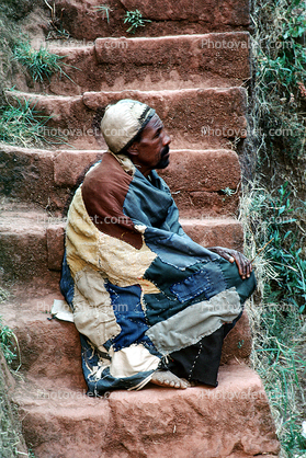 Man, Steps, Ethiopia