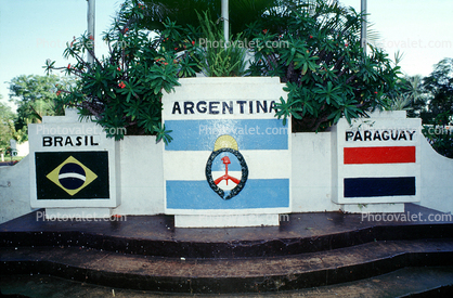 Argentina, Brazil, Paraguay