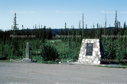 Alaska Canada border, USA Canadian border, June 1984
