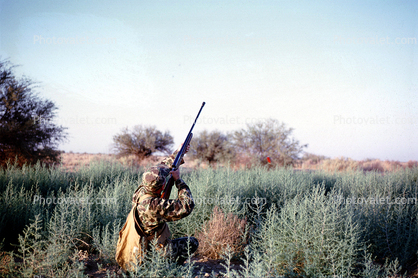 Duck, Hunter, Shooting, Rifle