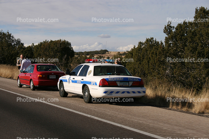 Arizona Highway Patrol, AHP, Car pulled over