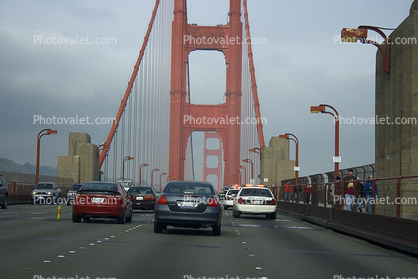 Bridge Patrol, Golden Gate Bridge, Cars, Automobile, Vehicles
