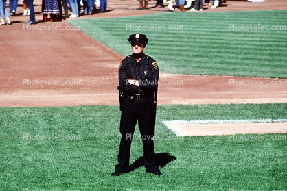 Cop at a Ballgame