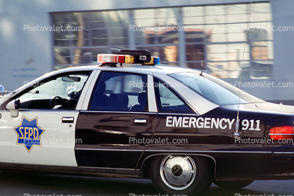 SFPD Squad Car, Chevy Caprice, Chevrolet